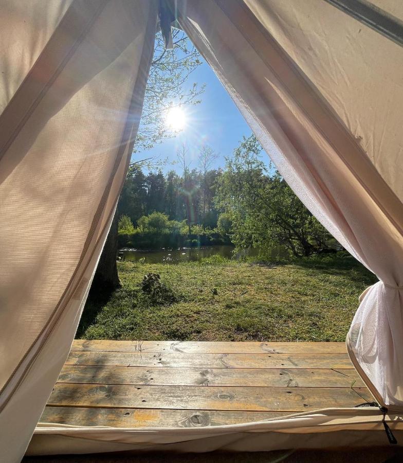 Glamping Kaliska Hotel Łochów Bagian luar foto